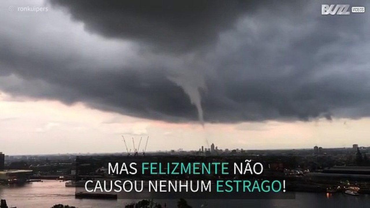 Assustador: Tornado atinge Amsterdam