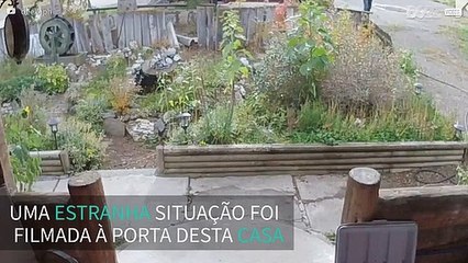 Homem suspeito surge à porta de casa no Canadá