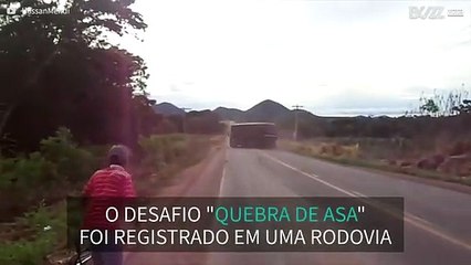 Não tente fazer esta manobra com um caminhão!