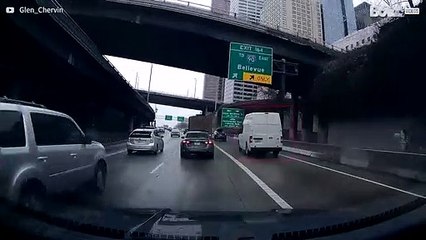 Manobra ilegal quase provoca acidente grave em autoestrada