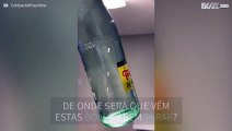 Bolhas de ar em garrafa comportam-se de maneira bizarra