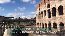 Covid-19 torna Roma uma cidade fantasma