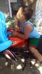 eating popcorn