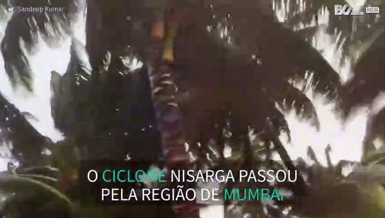 Ciclone Nisarga deixa rastro de destruição na Índia