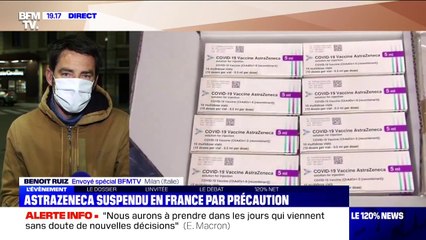 AstraZeneca: l'Italie a également suspendu les injections du vaccin