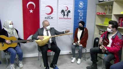 KIZILAY GENEL BAŞKANI KINIK, SURİYELİ ÇOCUKLARI ZİYARET ETTİ