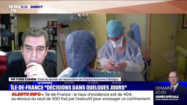 Pour le chef du service de réanimation de l'hôpital Avicenne à Bobigny, il faut un confinement extrêmement fort en Île-de-France