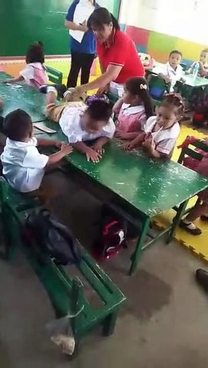 at the school