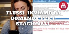 Flussi compiliamo la domanda per i lavoratori stagionali (2021)