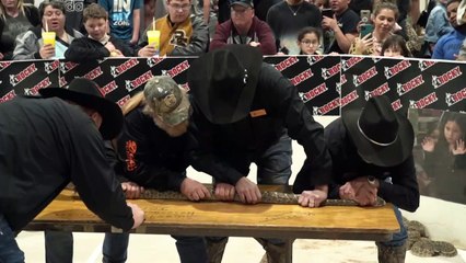 Rattlesnake Roundup takes place as Covid-19 restrictions are lifted in Texas