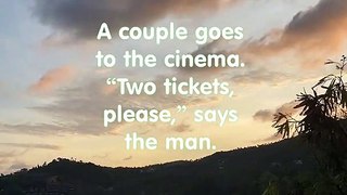 Couple goes to the cinema...