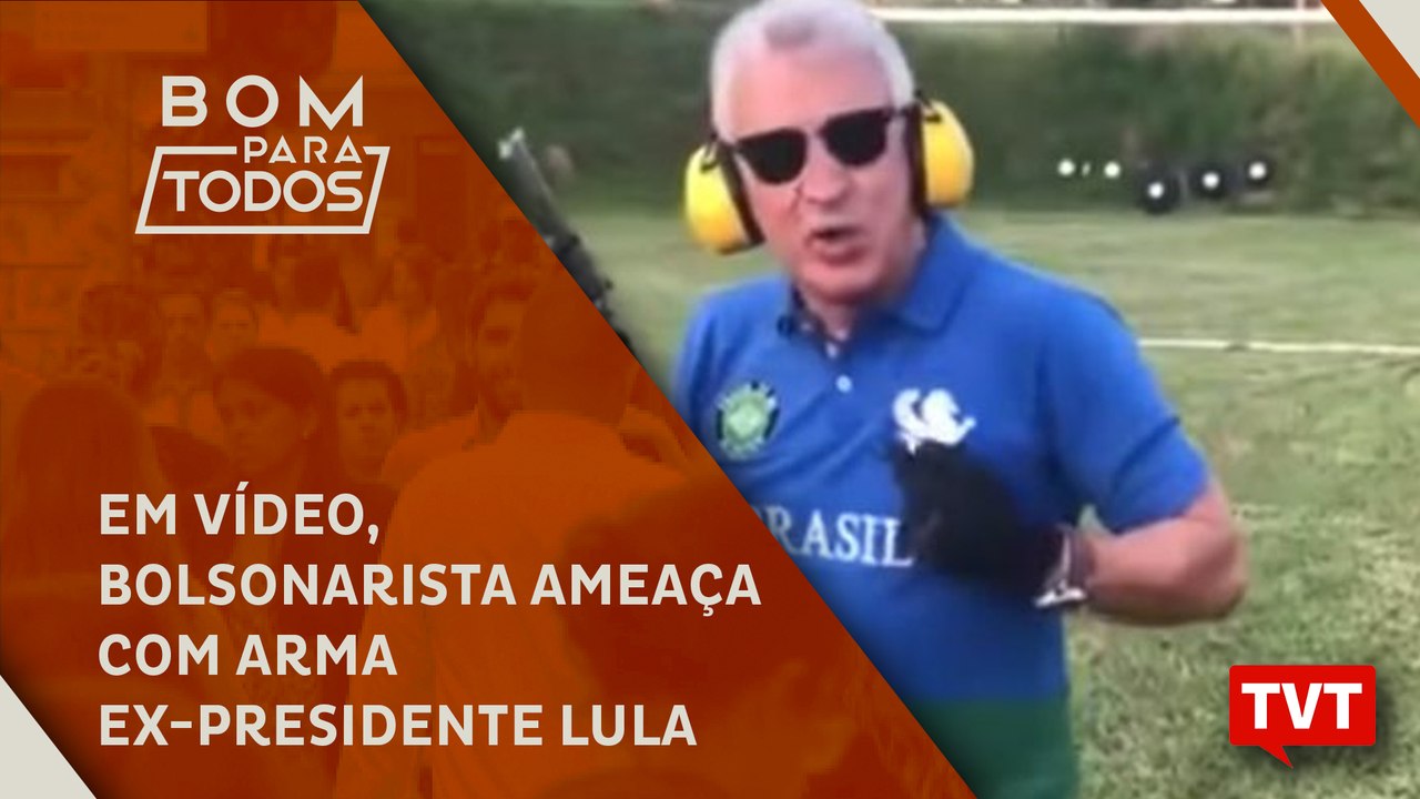 Em vídeo, Bolsonarista ameaça com arma ex-presidente Lula