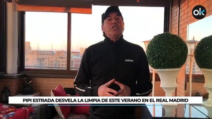 Pipi Estrada desvela la limpia de este verano en el Real Madrid