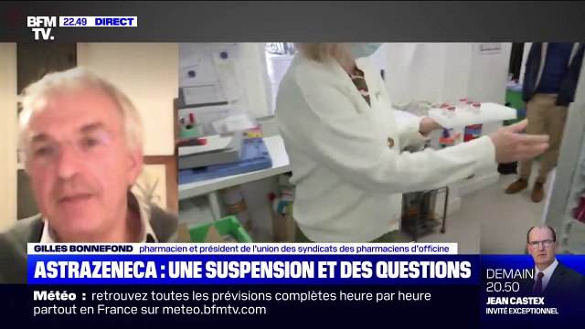 AstraZeneca: pour l'union des syndicats des pharmaciens d'officine, il n'y a pas lieu d'avoir d'inquiétude pour les personnes déjà vaccinées