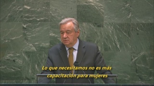 Guterres: Debemos apoyar a las mujeres líderes en toda su diversidad y habilidades