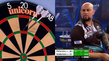 Gary Anderson vs Devon Petersen _ Round 4 _ World Darts Championship 2021