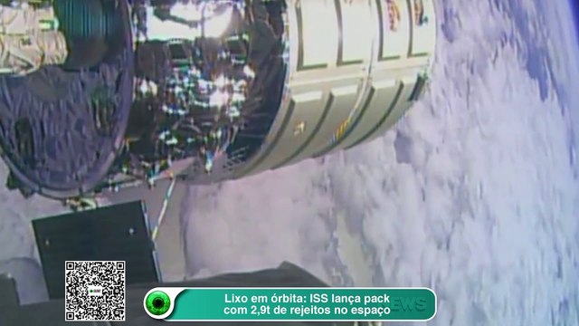 Lixo em órbita- ISS lança pack com 2,9t de rejeitos no espaço