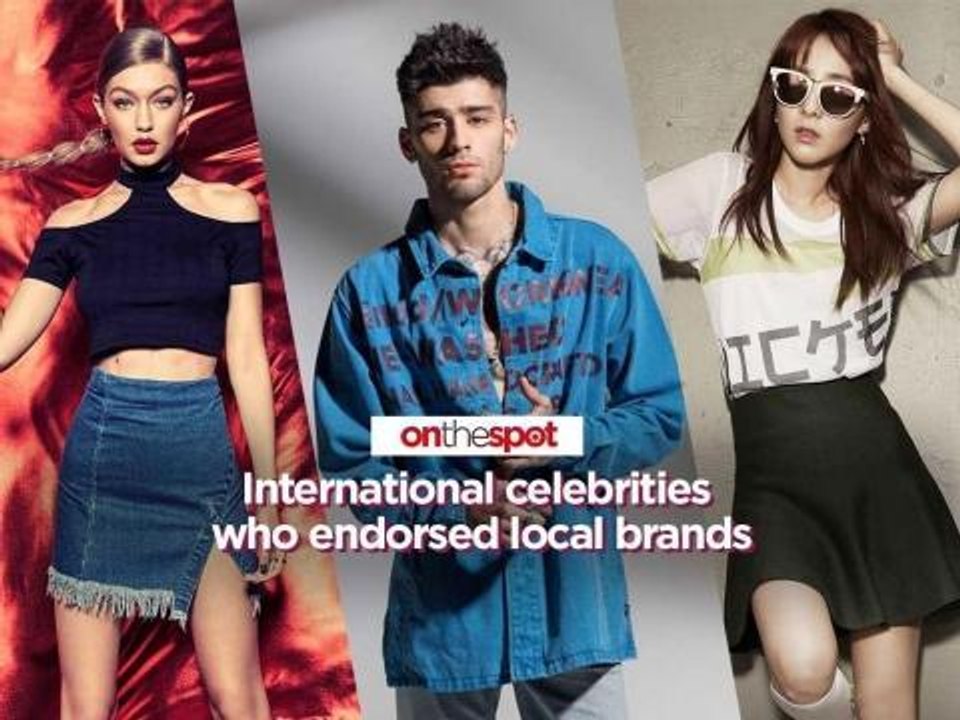 On the Spot: International celebrities who endorsed local brands
