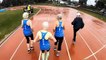 Women's over 80s running relay team breaking barriers