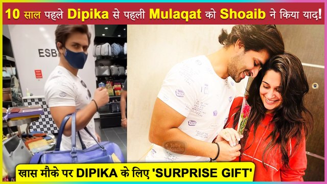 Shoaib Ibrahim Surprise Gift For Dipika Kakkar As They Celebrates 10 Years Of Togetherness