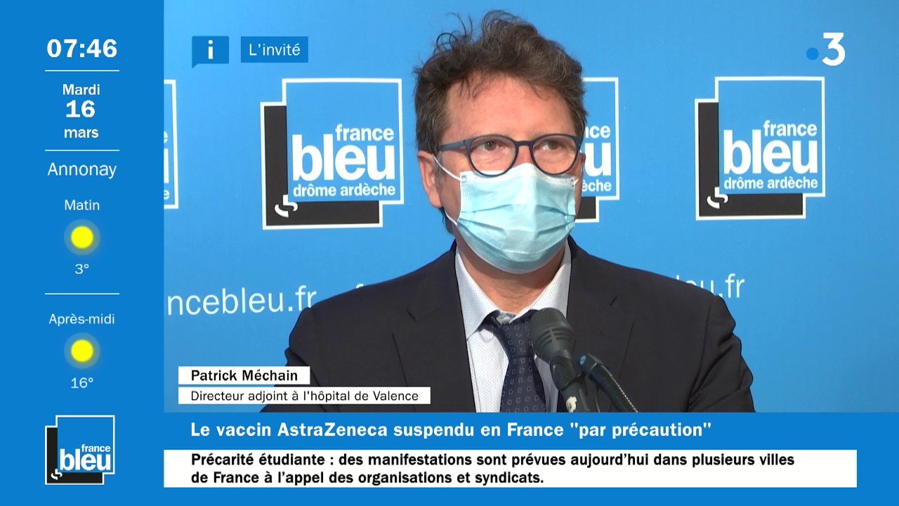 Patrick Méchain, directeur-adjoint de l'hôpital de Valence