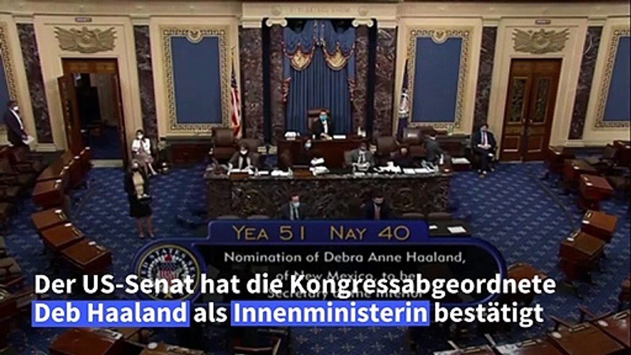 Erste Ureinwohnerin ist US-Ministerin: Senat bestätigt Deb Haaland