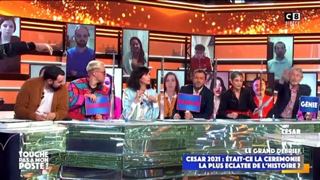 Dans Touche pas à mon poste Stéphane Tapie critique violemment le physique de Corinne Masiero, qui s'est affichée nue sur la scène des César.