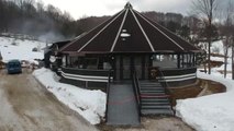 Domaniç Dağlarına yaptırılan çadır restoranın açılışı yapıldı