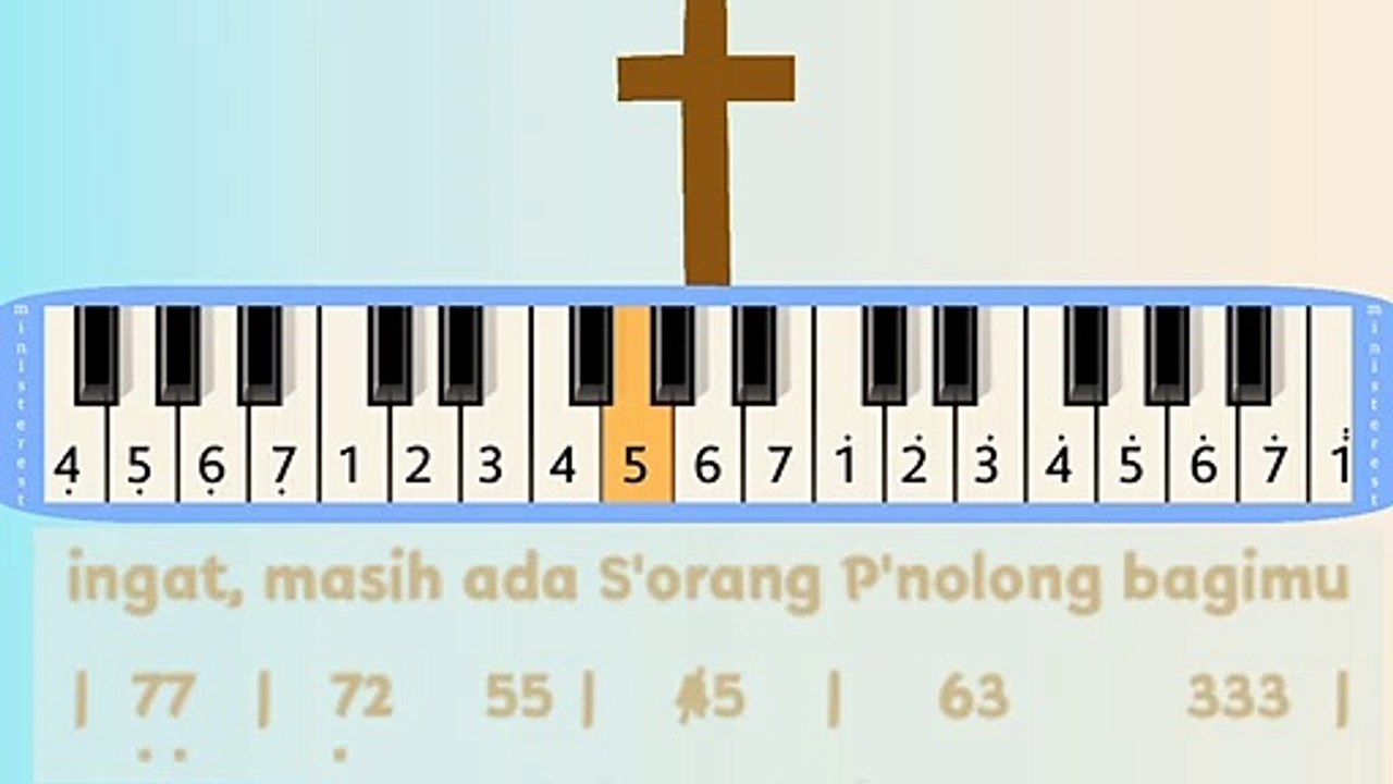 DIA HANYA SEJAUH DOA: PIANIKA ❲MELODICA❳ TUTORIAL | LAGU ROHANI