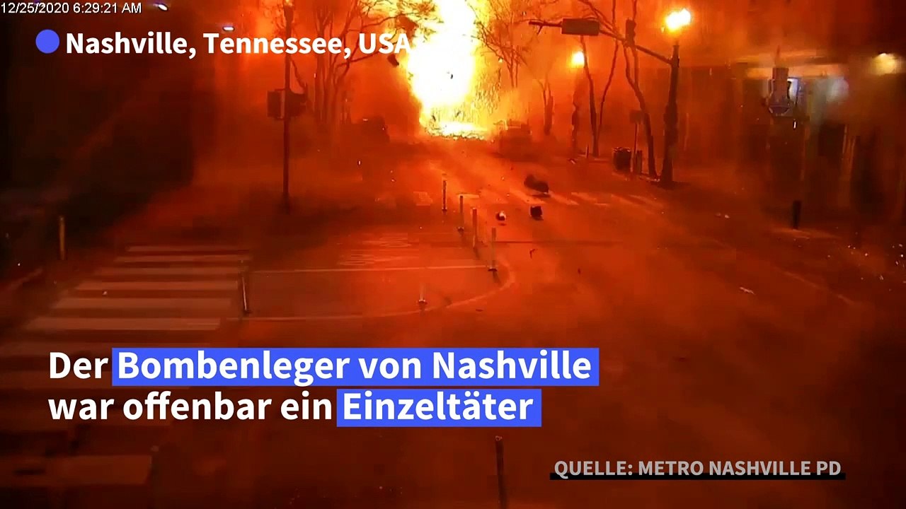 FBI: Bombenleger von Nashville war Einzeltäter