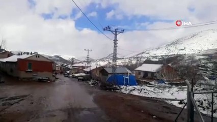 - Şuhut'ta yüksek kesimler beyaza büründü