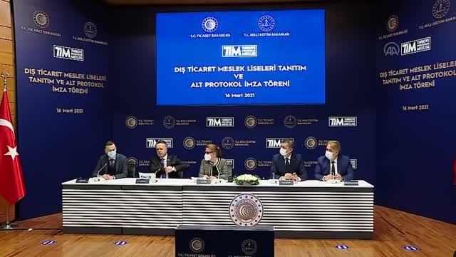 Dış Ticaret Meslek Liseleri Tanıtım ve Alt Protokol İmza Töreni - TİM Başkanı Gülle