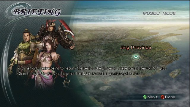 Dynasty Warriors 6 Diao Chan Ep. 3 Chapter 3 - Battle Of Jing Province (Eng. Ver)