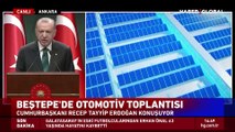 Cumhurbaşkanı Erdoğan'dan yerli otomobil açıklaması