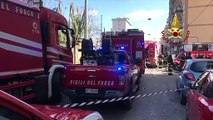 Palermo - Incendio in un appartamento al sesto piano di un edificio (16.03.21)