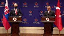Dışişleri Bakanı Çavuşoğlu, Slovakya Dışişleri ve Avrupa İşleri Bakanı Ivan Korcok'la ortak basın toplantısı düzenledi