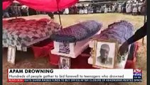 Hundreds of people gather to bid farewell to teenagers who drowned - News Desk  (16-3-21)