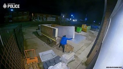 Men hunted over theft from Sheffield business premises