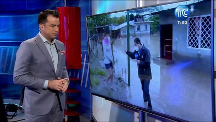 Terrible situación que se vive en recinto "El tigre" ante lluvias y subida de la marea