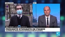 Précarité étudiante en France : journée de mobilisation nationale des étudiants