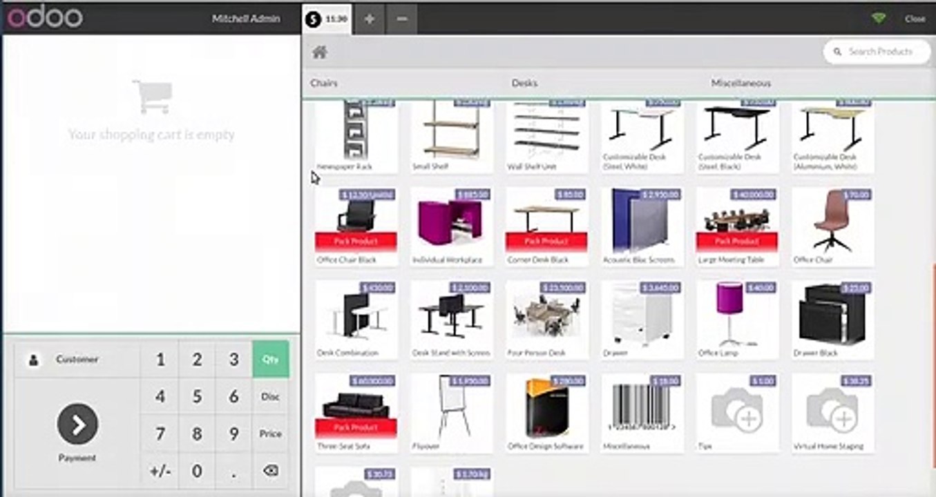 POS-Point of sales Product Bundle Pack | Odoo Apps Features