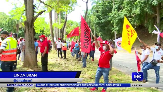Realizan protestas frente al Parlatino - Nex Noticias