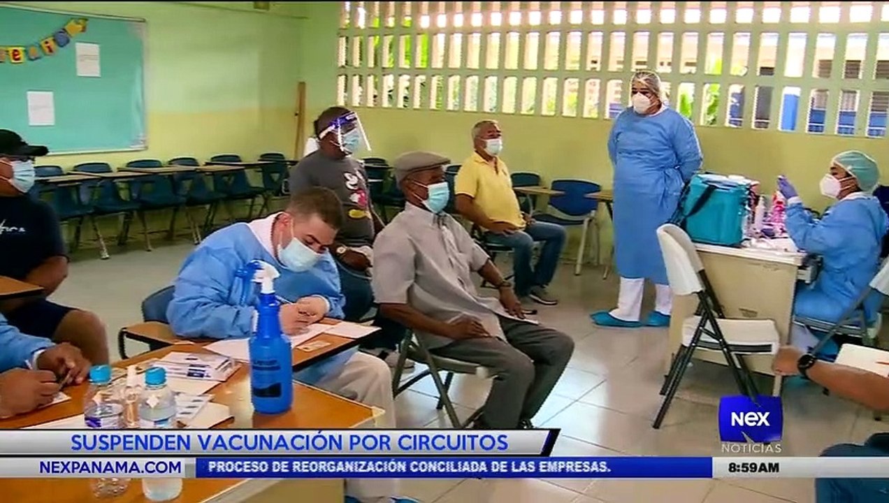 Suspenden vacunación por circuitos - Nex Noticias