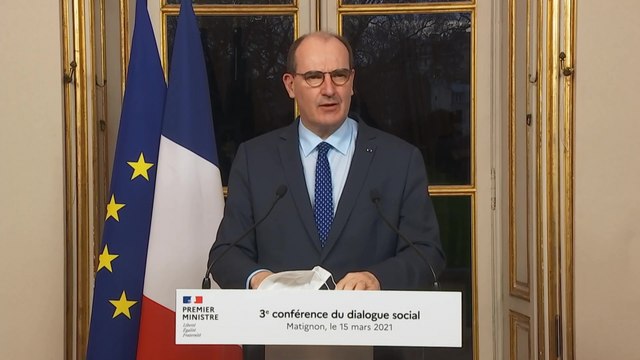 Conférence du dialogue social | Intervention du Premier ministre Jean Castex