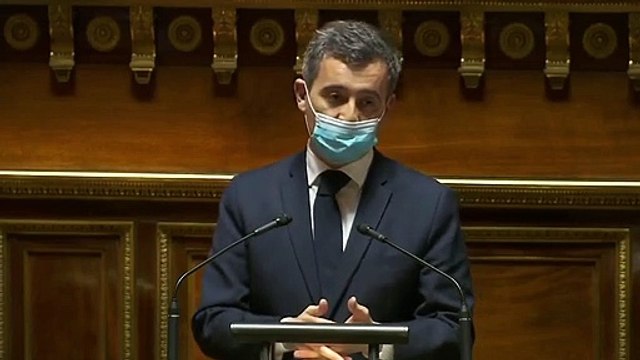 Sécurité Globale: Gérald Darmanin réaffirme devant le Sénat toute la volonté du gouvernement de conserver l'article 24 controversé, qui doit protéger les forces de l'ordre en opération - VIDEO