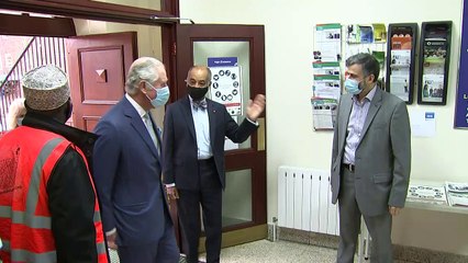 Charles and Camilla visit Finsbury Park vaccine centre