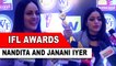 NANDITA மற்றும் JANANI IYER க்கு விருது | IFL AWARDS 2021 | FILMIBEAT TAMIL