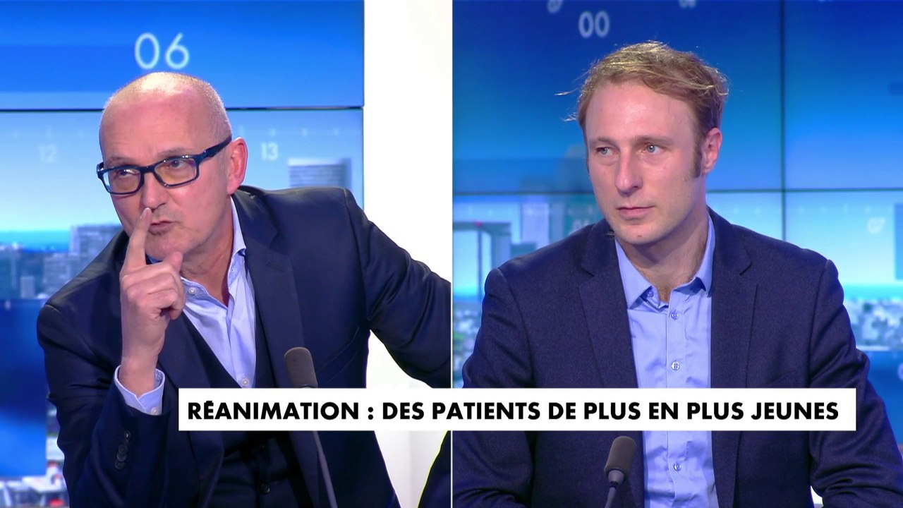 Vif échange entre le Docteur Martin Blachier, épidémiologiste, et le Docteur Jérôme Marty au sujet des patients en réanimation