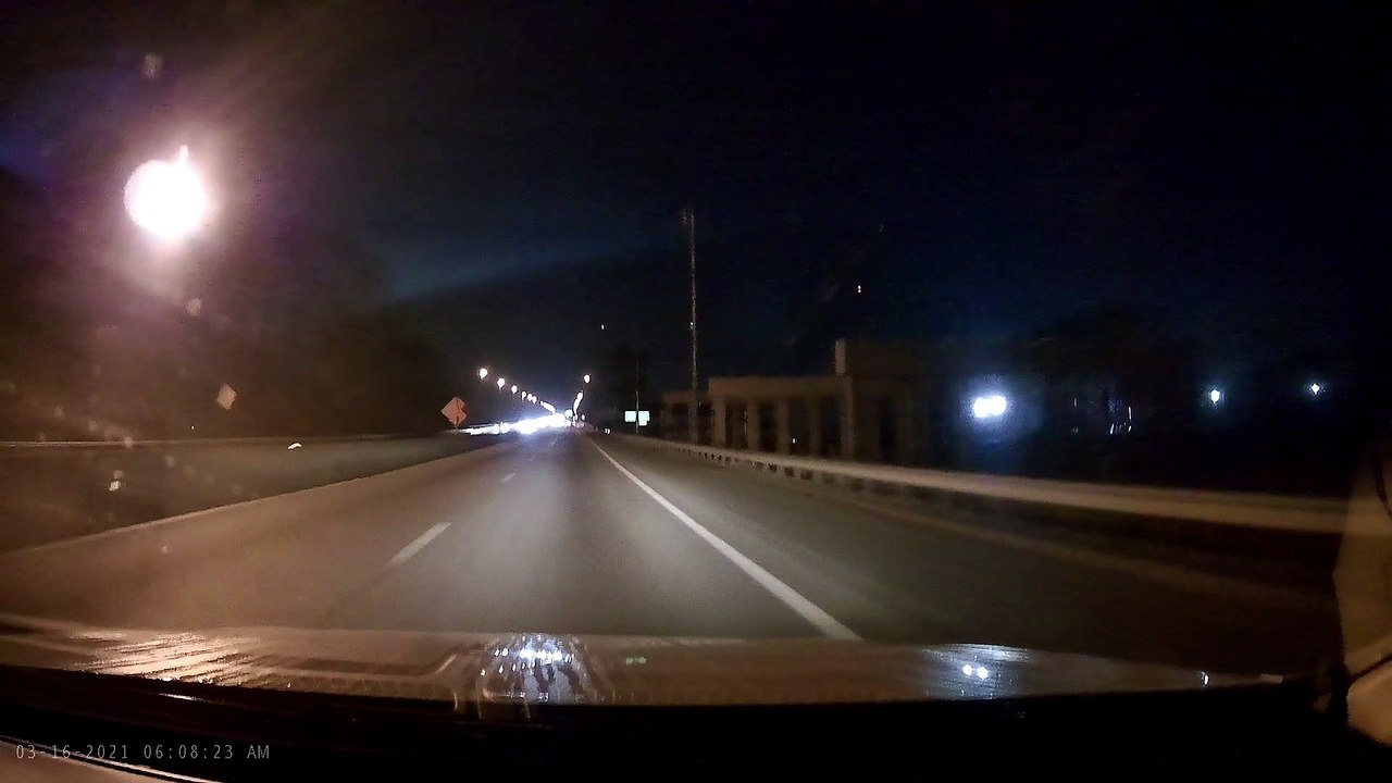 SpaceX Rocket Seen in Night Sky