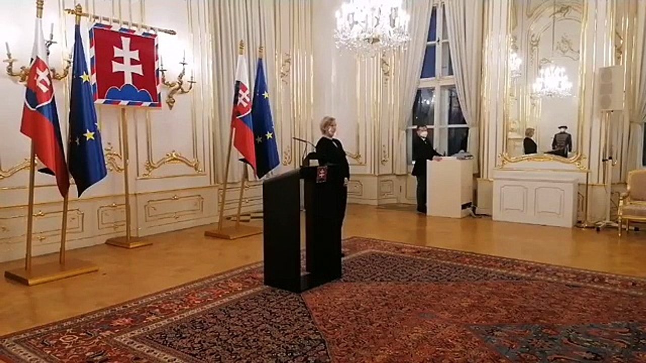 ZÁZNAM: Vyhlásenie prezidentky Zuzany Čaputovej